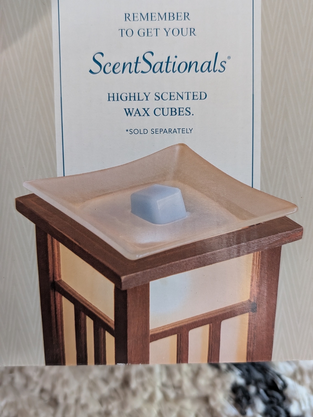 Blue Wax Melts Display Tray -